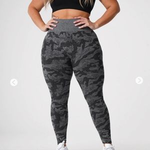Nvgtn black camo leggings